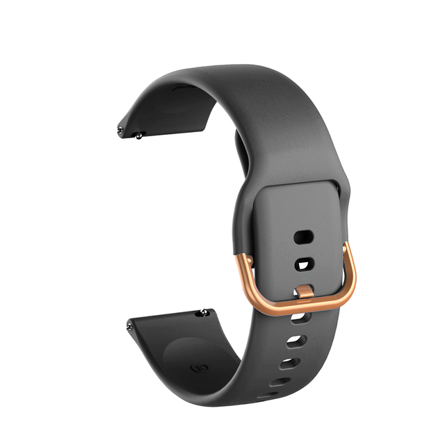 Silicone Strap for Samsung Galaxy Watch Active 2 Bands 44mm 40mm Strap Bracelet Gear S2 Classic Amazfit Bip GTR 42mm Smart Strap