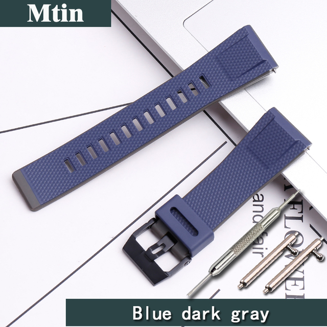 Resin Rubber Strap Men Pin Buckle Watch Accessories For Casio GA2000 Prg-650 PRW-6600 Wristband Sport 24mm Watches