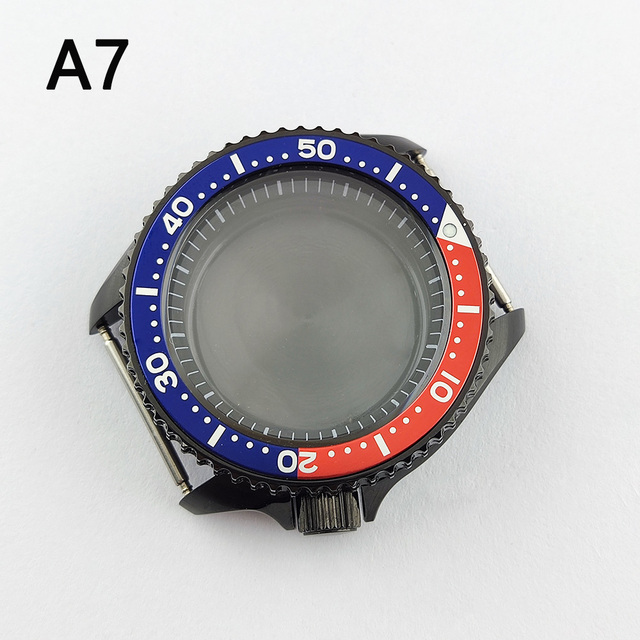 41.5mm NH35 NH36 case, watch accessories, stainless steel plated sapphire glass suitable for NH35 NH36 movement