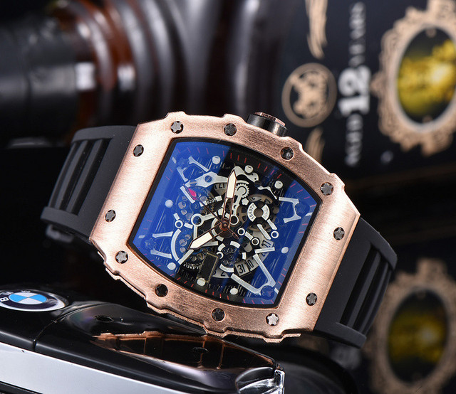 2022 RM Luxury Quartz Watches Mens Automatic Watch for Men Designer Wrist Watch Water Resistant Reloj Hombre