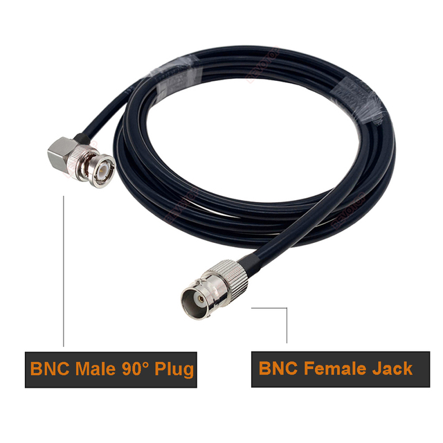 RG223 Coaxial BNC Male to BNC Male Plug RF Cable 50 Ohm Crimp Connector Dual BNC Plug Male Pin Wire Cord 0.5m 1m 2m 5m 10m 20m