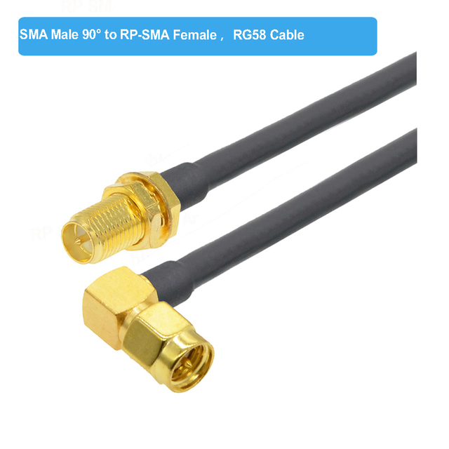 BEVOTOP SMA Male Plug to SMA Female Jack RG58 Cable 50ohm RF Coaxial Pigtail SMA WiFi Antenna Extension Cord Connector Adapter