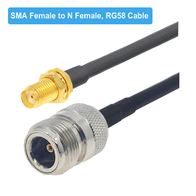 1pc RG58 N Type Male/Female to SMA Male Plug RF Coaxial Adapter Pigtail Cable RG-58 Extension Jumper Cord 15cm 50cm 1M 2M 5M