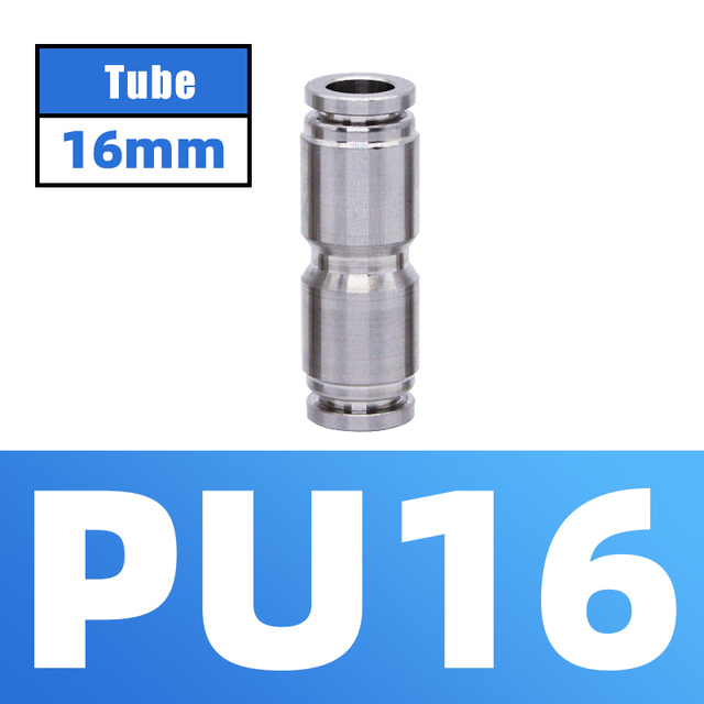 304 Stainless Steel Air Hose Fitting Pneumatic Coupling Tube Coplin Quick Open PG PU4 PU6 PU8 PU10 Trachea Metal Fitting