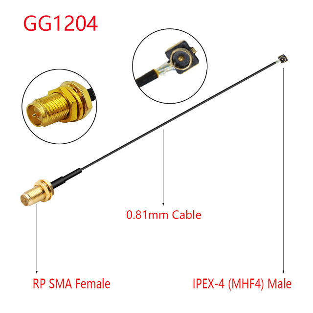 10pcs IPEX Cable SMA Female to uFL/u.FL/IPX/IPEX-1 IPEX 1 Male Plug WiFi Antenna RF Cable RG1.13 /0.81 Pigtail Extension Cable