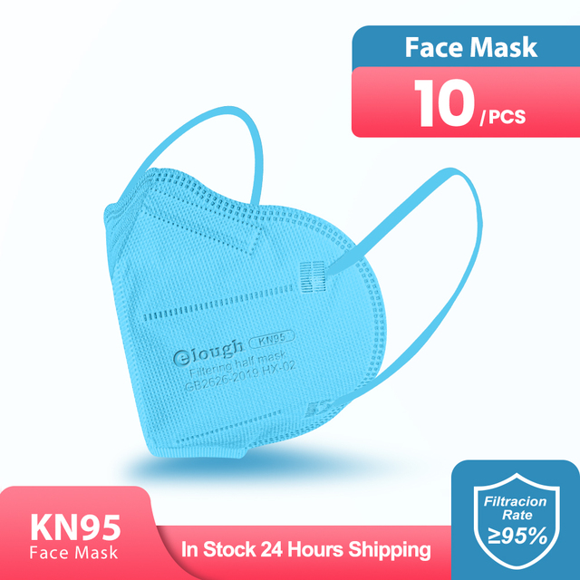 أقنعة Elough colores kn95 أقنعة ffp2 mascarillas fpp2 negras adultos معتمدة fpp2 قناع ffp2masque noir قابلة لإعادة الاستخدام ffp2 قناع الوجه