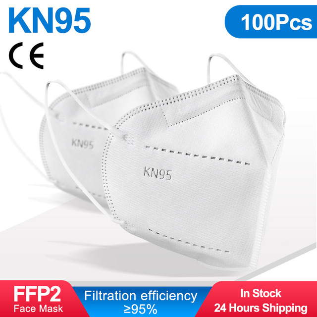 10-200pcs FFP2 Mascarillas CE KN95 Masks 5 Layer Filter Reusable Face Mask FPP2 Adult Mascarillas FFP2 homology adas Mascara FFPP2