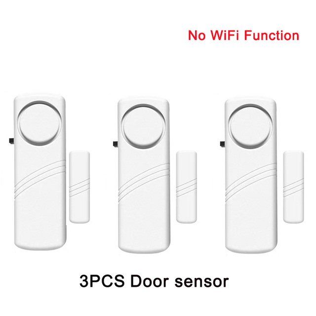 Smart Home Door Switch Magnetic Sensor Window Detector Compatible with Alexa Tuya APP Remote Control and Alerts