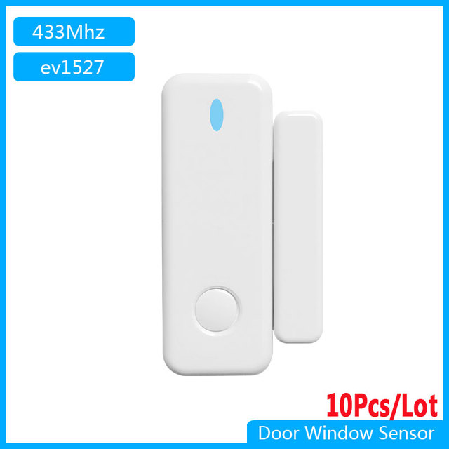 Door Window Sensor EV1527 Coding Mode RF 433mhz Wireless Door Lock Switch Home Accessories Burglar Security Alarm System