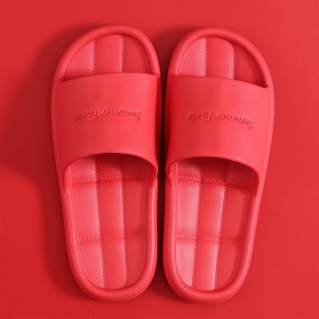 2022 bathroom shower slippers for women summer soft sole high quality beach casual shoes female indoor home pool slippers