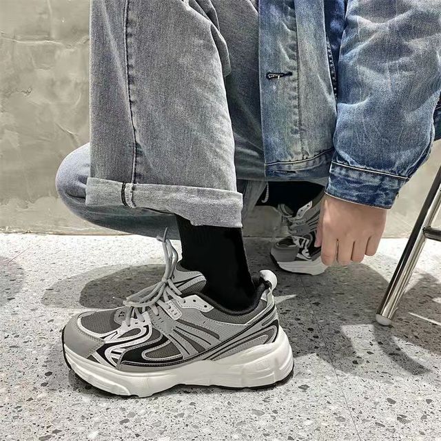 Men Women Sneakers Plus Size 41 42 43 Women Casual Shoes Fashion Chunky Sneakers Woman Thick Sole Sneakers Big Size Shoes