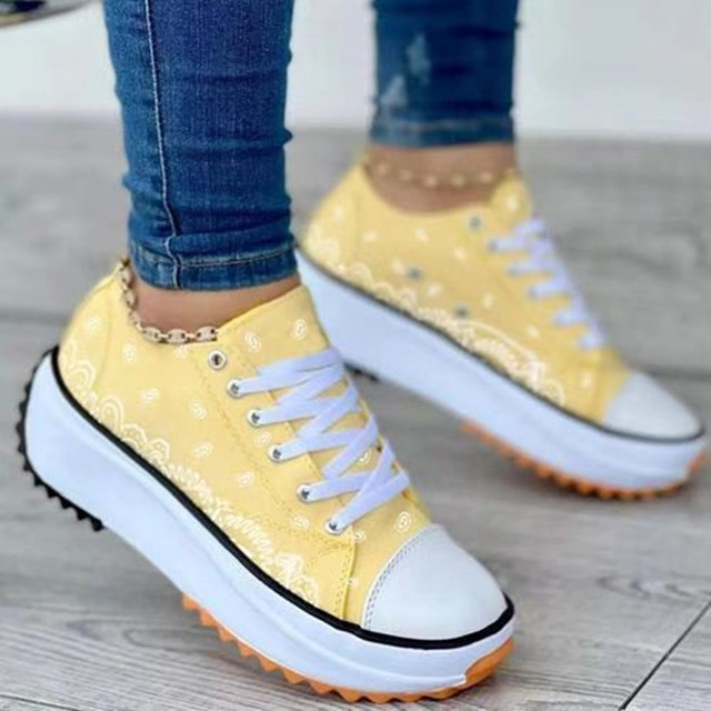 Women's Shoes 2022 New Style Canvas Shoes High Quality Sneakers Ladies Flat Lace Up Adult Zapatillas Mujer Chaussure Femme