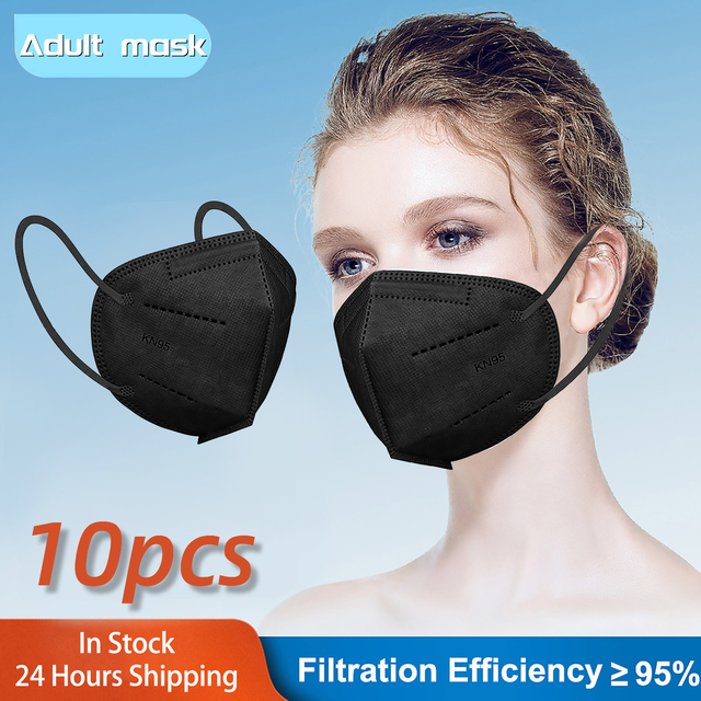 Morandi KN95 Mask ffp2necce 5 Layers FFP 2 Mascarillas FPP2 homology ada KN95 High Quality Mouth Face Mask Health Protection Mask