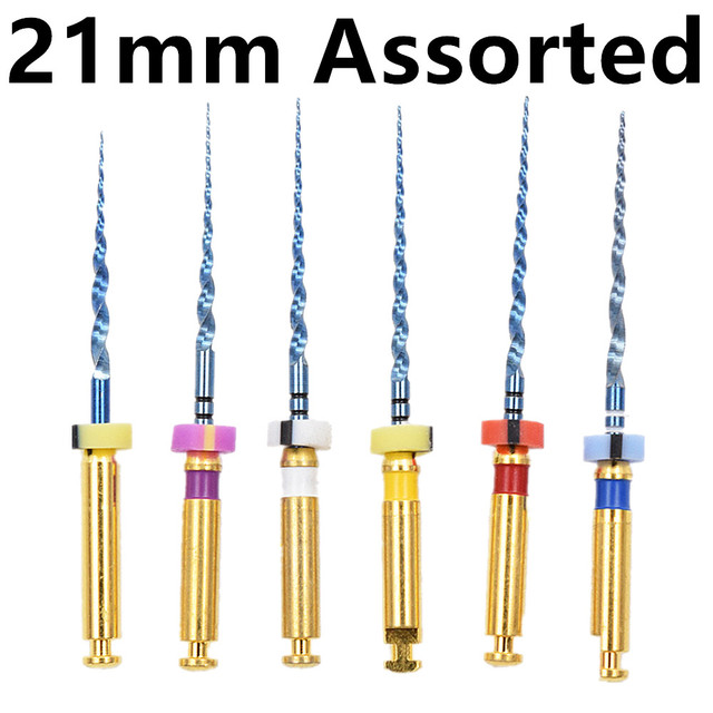 Dental Heat Activated Files Blue Endo Files Drive Use Rotary Files SX-F3 25mm For Root Canal Treatment