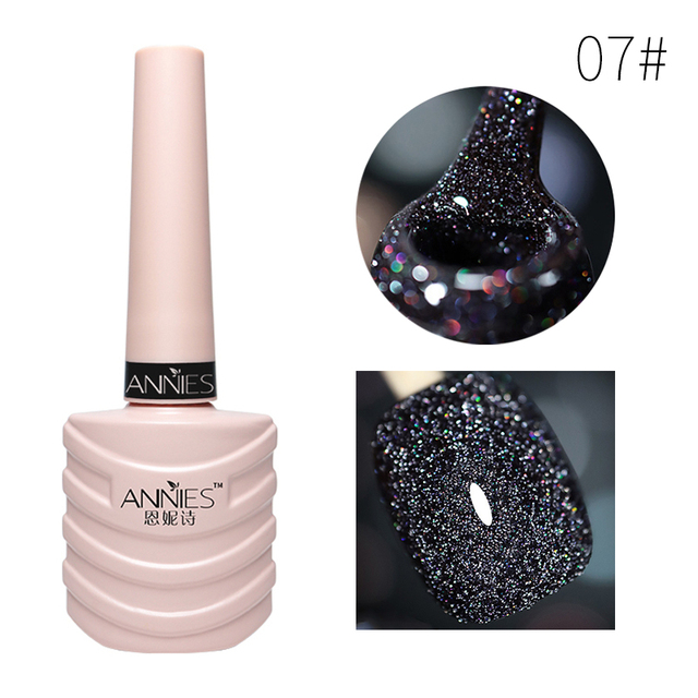 Glitter Cat Eye Nail Gel Reflective Glitter Permanent No Fade No Required Nail Magnet Soaked UV Nail Gel