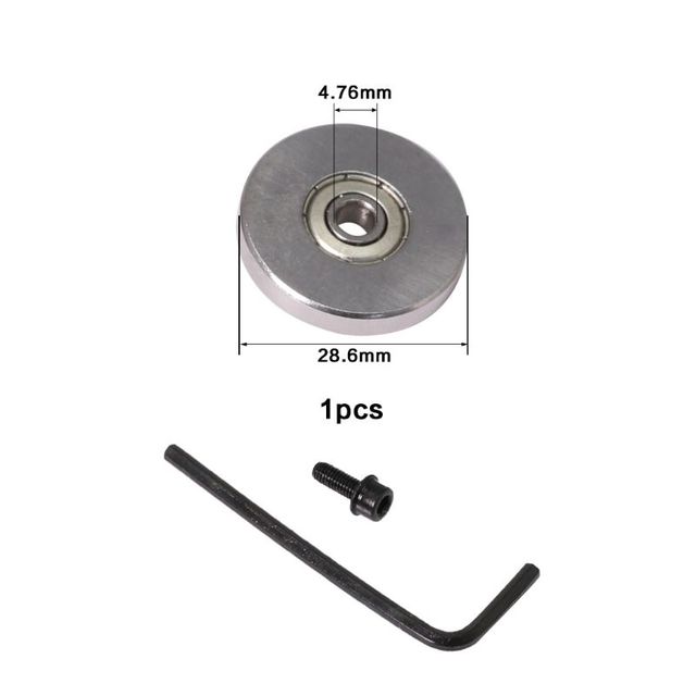 Durable steel bearing accessory kit, suitable for milling cutter heads and stem, 9 styles