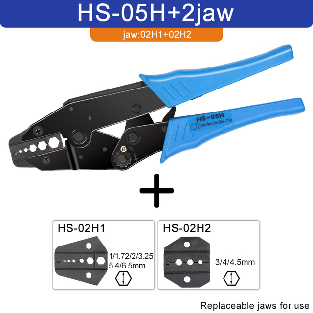 HS-05H Coaxial Cable Crimping Pliers Kit for SMA/BNC RG58, 59, 62, 174,8, 11, 188, 233 and Crimper Cutter Stripper Tools