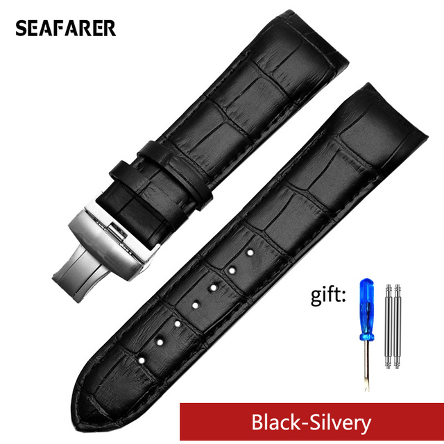 Genuine Calfskin Watchband Watch Band Strap for Tissot Couturier T035 T035617 627 T035439 Watch Band 22/23/24mm Brush Buckle