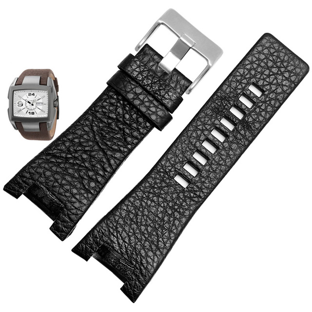 For Diesel DZ1216 DZ1273 DZ4246 DZ4247 DZ287 Watch Bracelet Man Watchband Wrist Band Genuine Leather Watch Strap 32mm