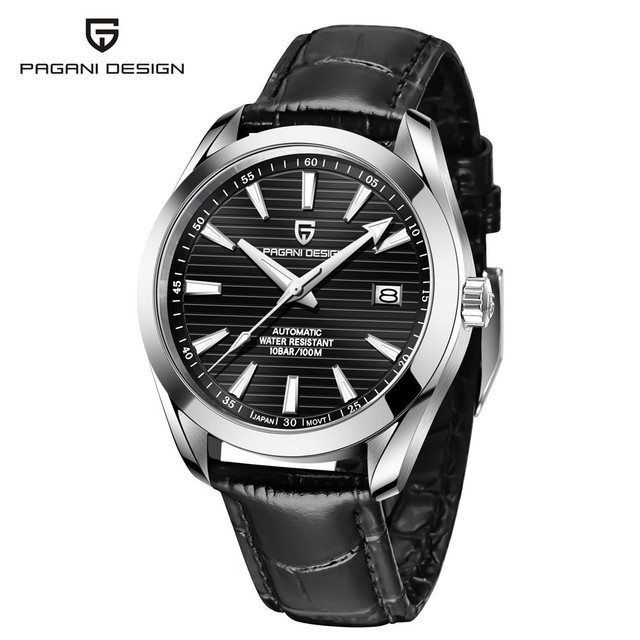 Pagani Design 2022 Hippocampus Men's Business Mechanical Wristwatch Seiko NH35A Sapphire Watches 100M Waterproof Full Steel Watch