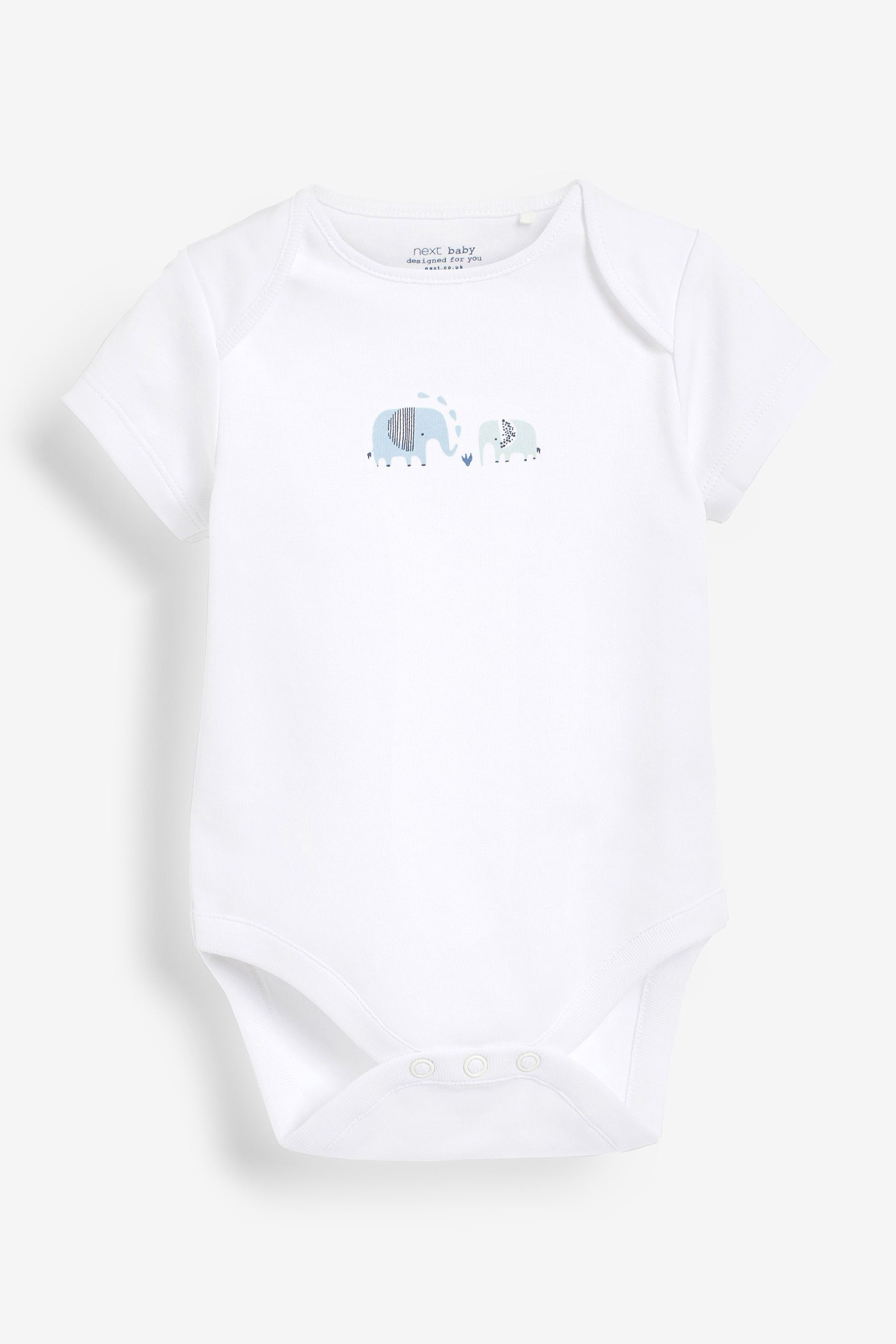 Baby 5 Pack Short Sleeve Bodysuits (0mths-3yrs)