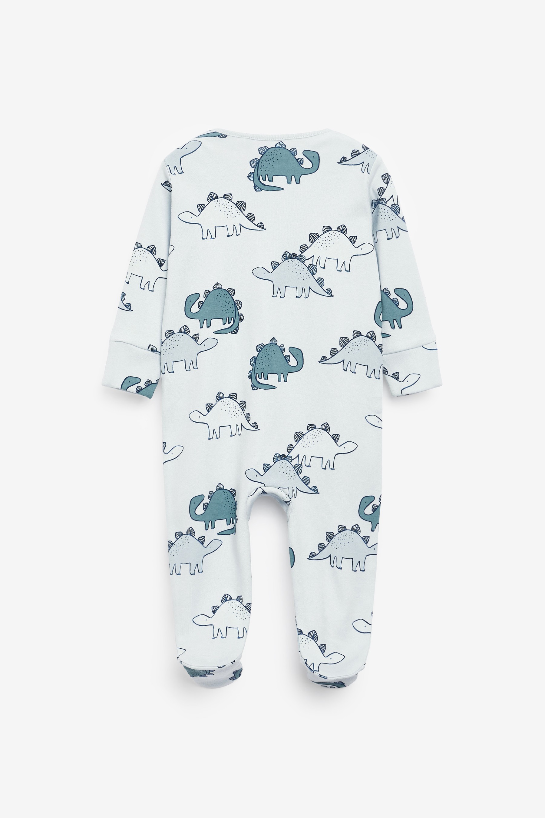 2 Pack Zip Baby Sleepsuits (0mths-3yrs)