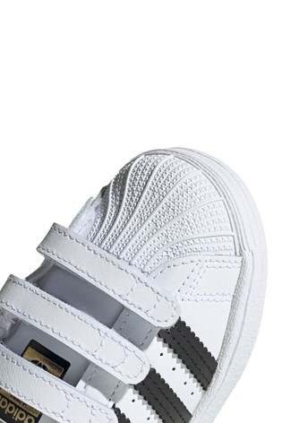 حذاء رياضي للأطفال الصغار Superstar Velcro من adidas Originals