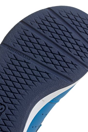 adidas Tensaur Youth & Junior Blue Strap Trainers