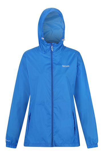 Regatta Womens Pack It III Blue Waterproof Jacket