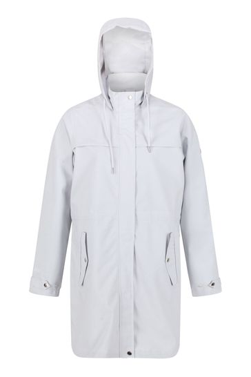 Regatta Adasha Grey Longline Waterproof Jacket