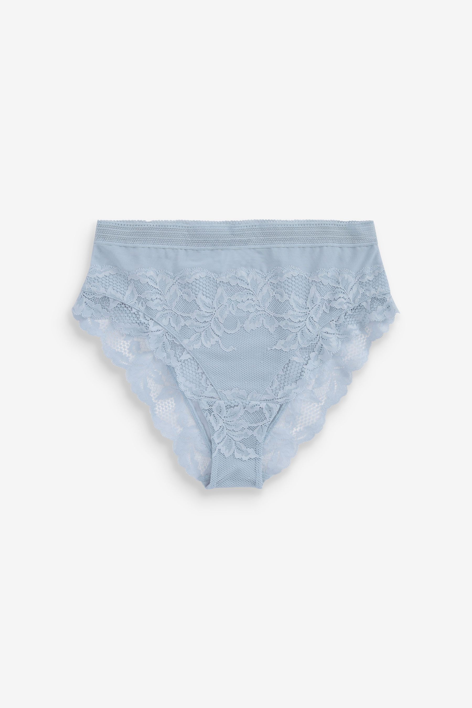 Lace Knickers 2 Pack High Rise