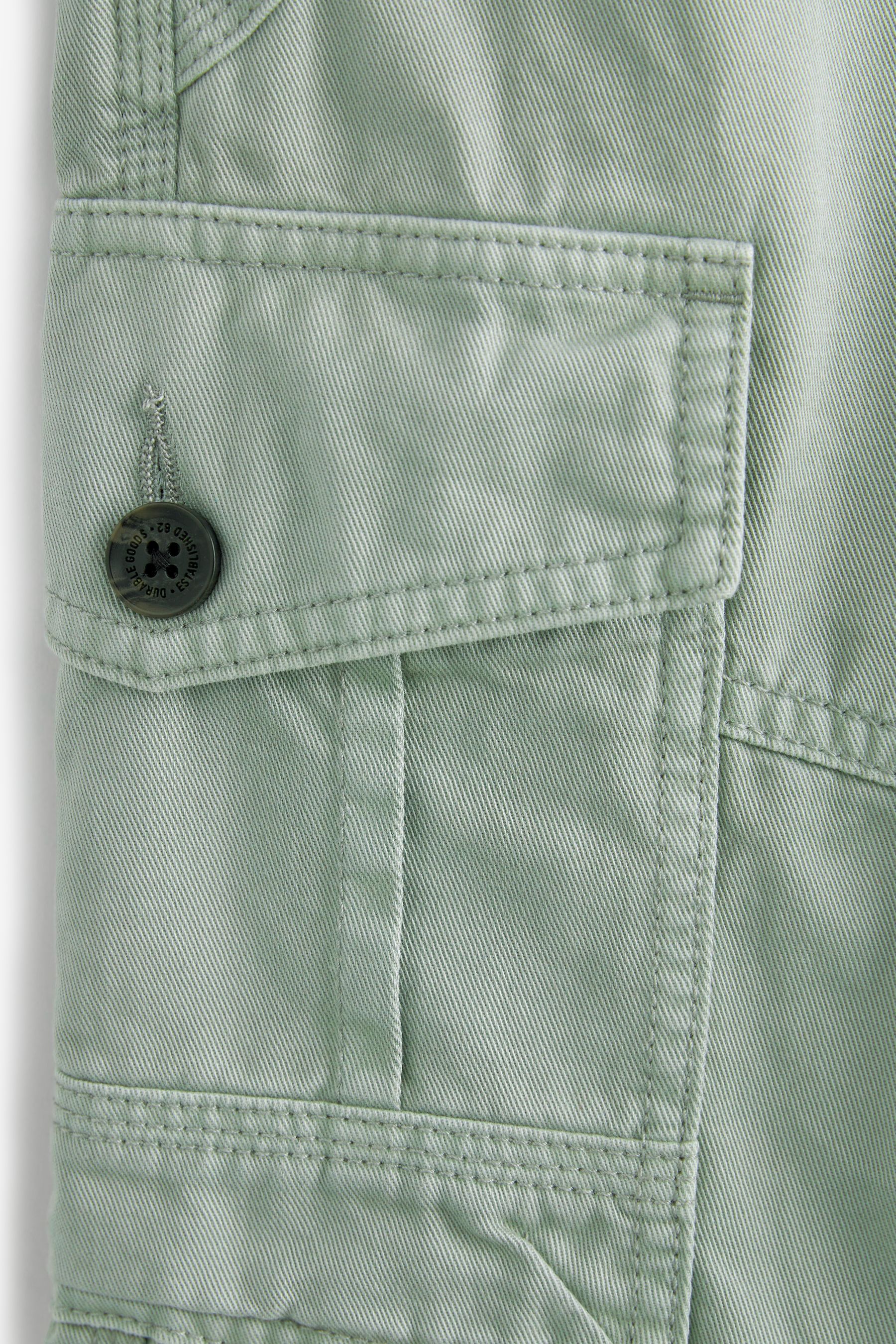 Premium Laundered Cargo Shorts Longer Length