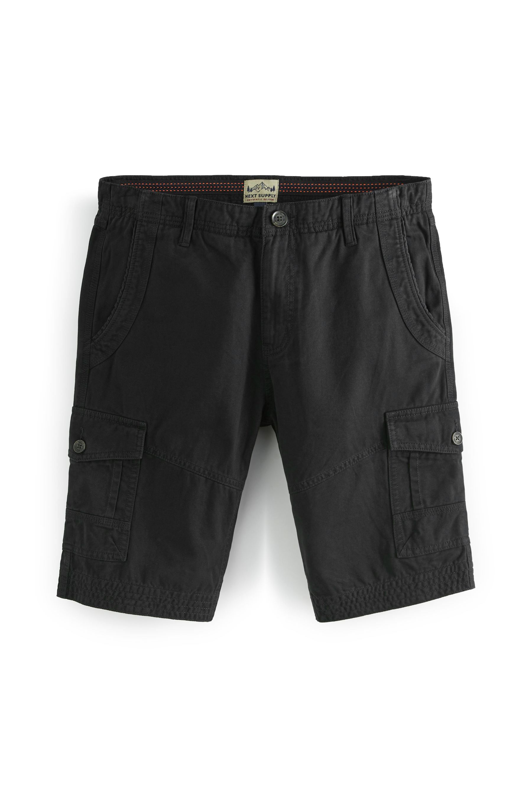 Premium Laundered Cargo Shorts Longer Length