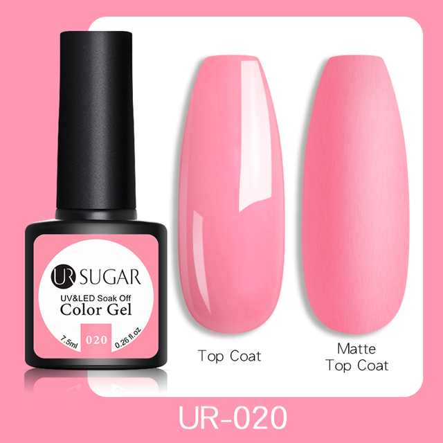 ur sugar 7.5ml gel nail polish nail color soak off uv gel varnish semi permanent uv gel nail art varnish base top coat