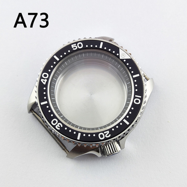 41.5mm NH35 NH36 case, watch accessories, stainless steel plated sapphire glass suitable for NH35 NH36 movement