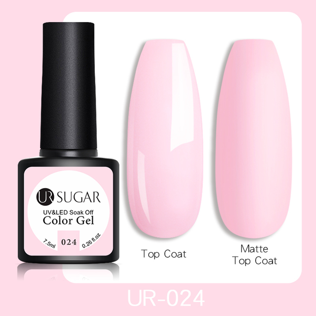 ur sugar 7.5ml gel nail polish nail color soak off uv gel varnish semi permanent uv gel nail art varnish base top coat