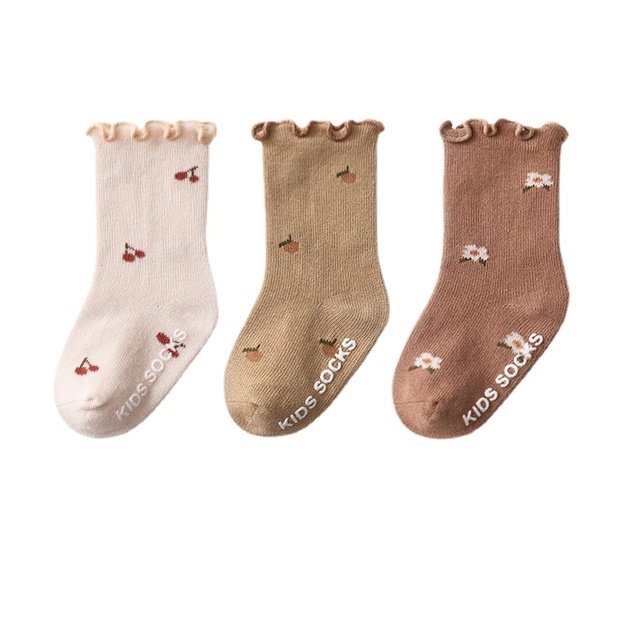 2021 New Baby Socks Comfortable Cotton Girls Socks For Newborn Baby 0-5 Years Baby Clothes Accessories