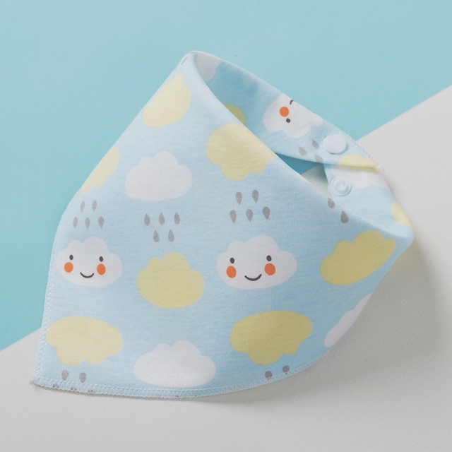 1pc Newborn Saliva Towel Gauze Baby Towels Boys Girls Bandana Bibs Kids Cute Feeding Apron Infant Cartoon Drooping Burp Cloths