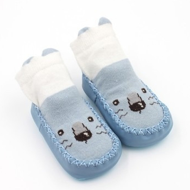 baby indoor sock baby shoes newborn boy socks winter thick terry cotton baby girl sock with rubber soles infant animal sock