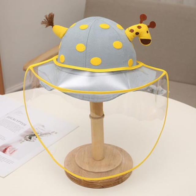 baby hat baby hat with protective face mask boy girl sun hat removable sunscreen outdoor fisherman hats kids accessories