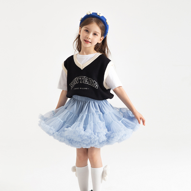 Lush Small Baby Girls Tutu Skirt for Kids Children Puffy Tulle Skirts for Girl Newborn Party Princess Girl Clothes 1-15 Years