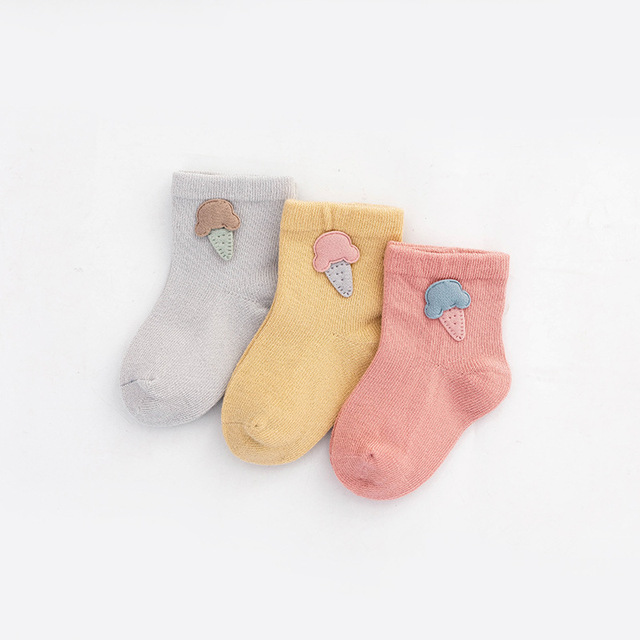 3pcs/lot Spring and Autumn 0-5T Children's Socks Cartoon Baby Girls Socks Toddler Warm Comfortable Socks Baby Boys Socks