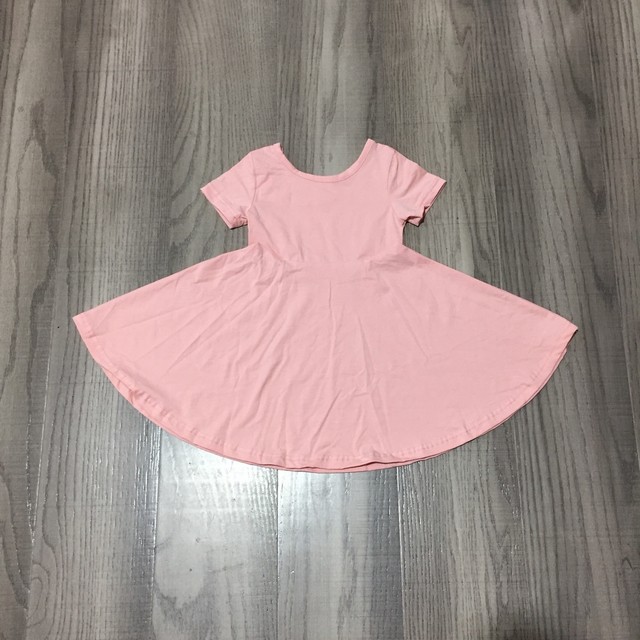 Summer dress for baby girls, solid color