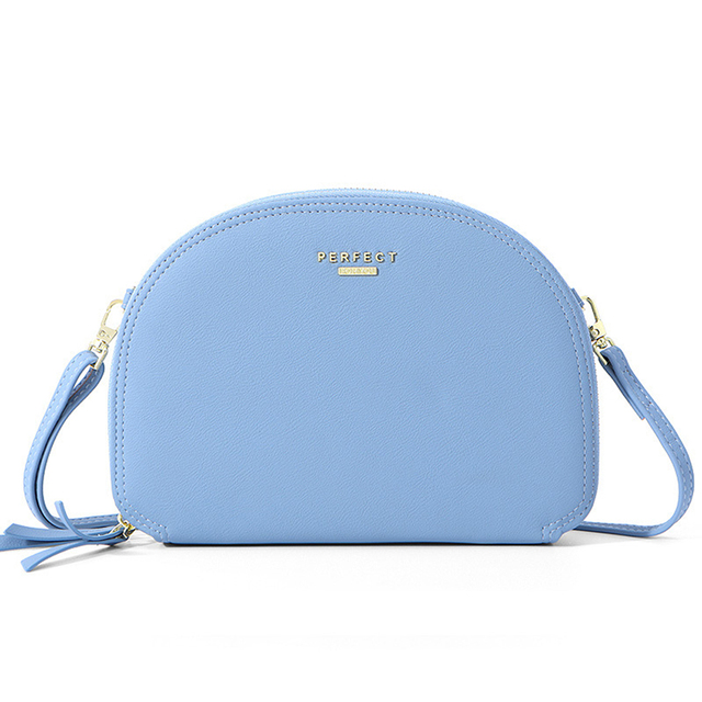 Women Crossbody Bag Fashion Semicircle Saddle Solid Color All-match Comfortable Shoulder Bags For Female Designer Handbags