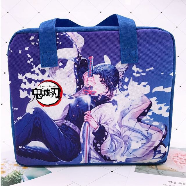 Demon Slayer Devil Blade Cartoon Anime Insulation Bag Kimetsu no Yaiba Tanjirou Nezuko Picnic Lunch Box Meal Bento Hand Storage Bag