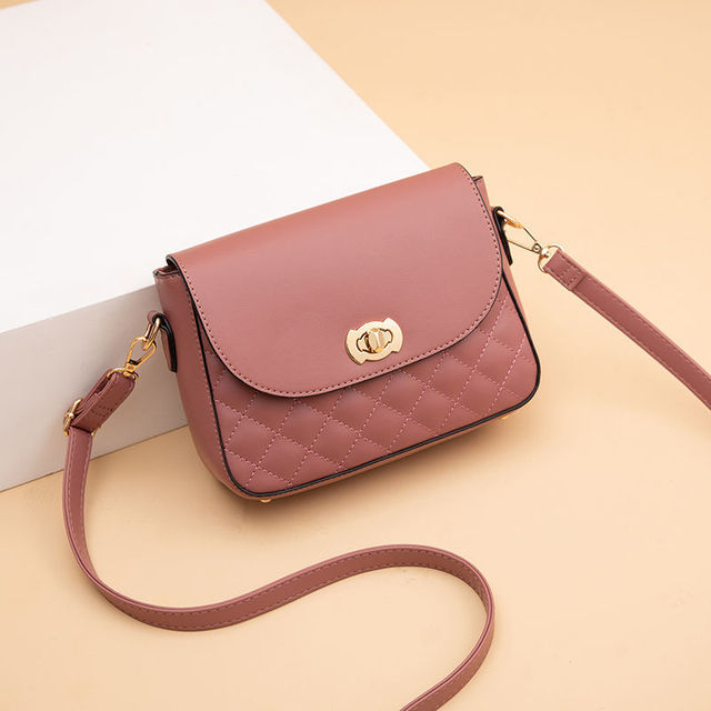 Xierya PU Leather Crossbody Bag New Fashion Ladies Bags Waterproof Business Shoulder Bags Small Purse Cute Pink Clutch Bag