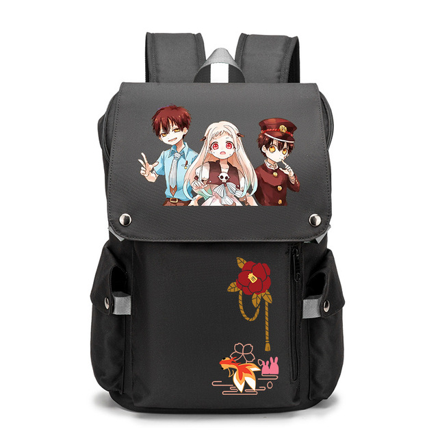 Anime Toilet Bound Hanako-kun Backpack Cartoon Large Capacity School Bag Fashion Multifunctional Laptop Backpack Travel Bag