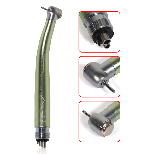 High Speed ​​Dental Handpiece, 2 or 4 Holes, Push Button, Standard Air Turbine, NSK Compatible Rotator/Cartridge