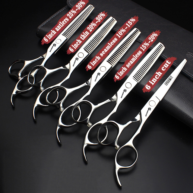 5.5/6/6.5/7/7.5 inch scissors Japan professional hairdressing scissors barber scissors set hair cutting shears thinning clippers