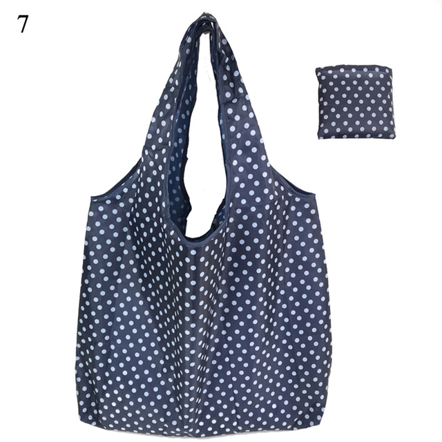 Environmental Shopping Bag Women Foldable Casual Handbag Floral Multifunctional Convenient Shopping Pouch Large Capacity Bag